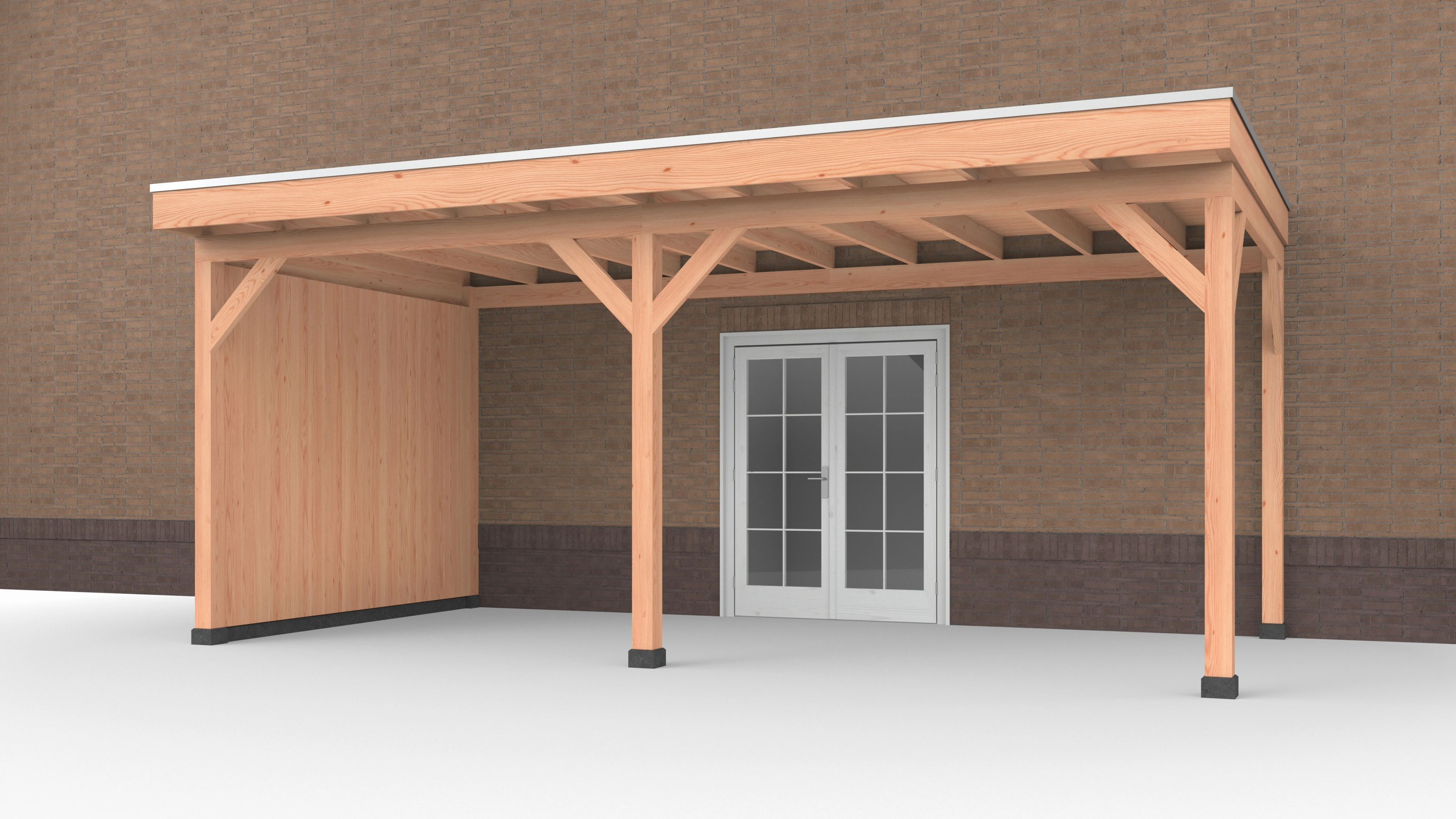 Douglas Buitenverblijf aan huis, 600 x 300, met zijwand, Westwood - Afbeelding 1